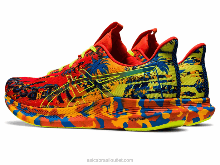 noosa tri 14 462T1155 tomate cereja/amarelo de segurança Asics