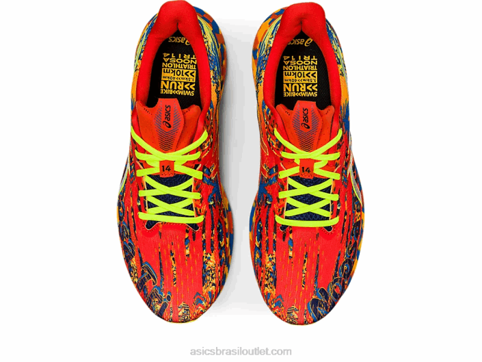 noosa tri 14 462T1155 tomate cereja/amarelo de segurança Asics