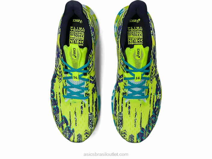 noosa tri 14 462T346 raspas de limão/céu Asics