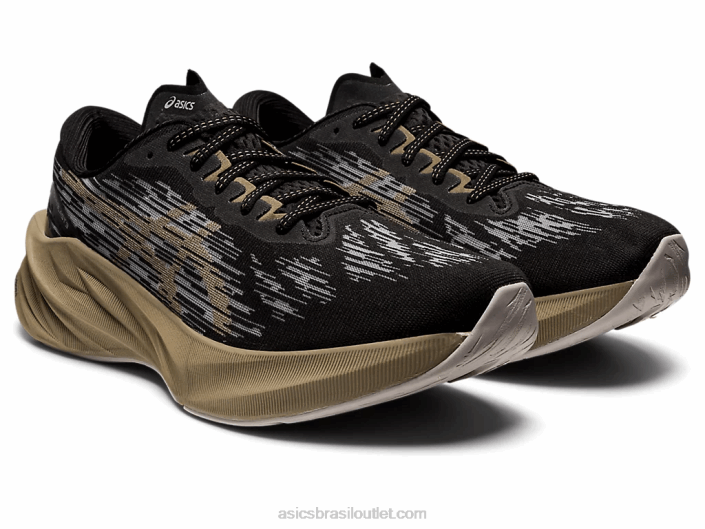 nova explosão 3 462T1010 preto/vison Asics