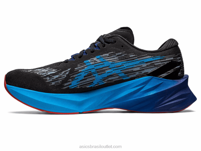 nova explosão 3 462T377 preto/azul ilha Asics