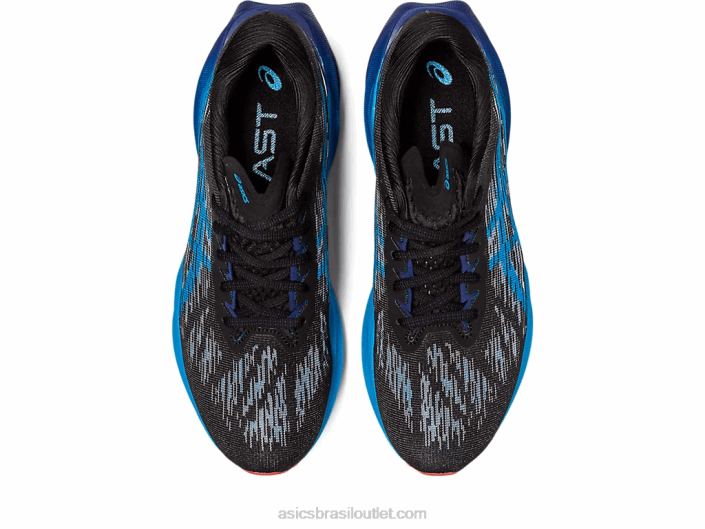 nova explosão 3 462T377 preto/azul ilha Asics
