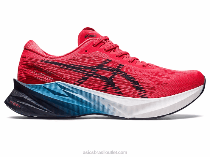 nova explosão 3 462T396 vermelho elétrico/meia-noite Asics