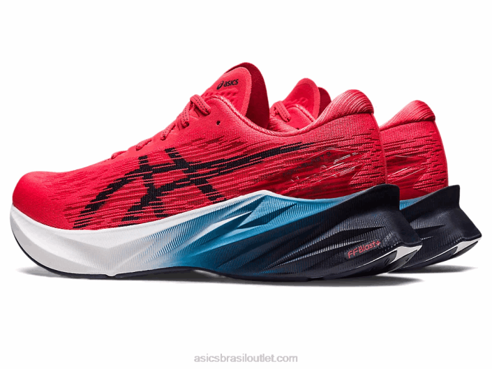 nova explosão 3 462T396 vermelho elétrico/meia-noite Asics