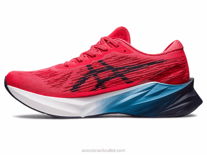 nova explosão 3 462T396 vermelho elétrico/meia-noite Asics