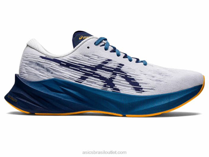 nova explosão 3 462T925 oceano branco/profundo Asics