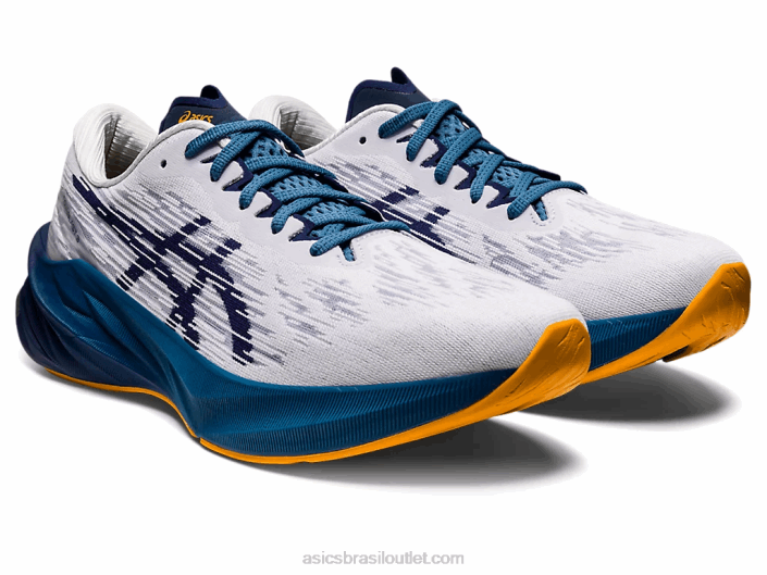 nova explosão 3 462T925 oceano branco/profundo Asics