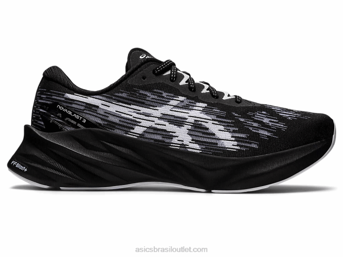 nova explosão 3 462T931 Preto branco Asics