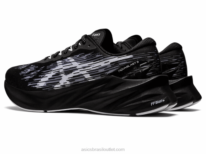 nova explosão 3 462T931 Preto branco Asics