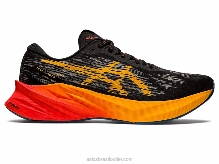 nova explosão 3 462T939 preto/âmbar Asics