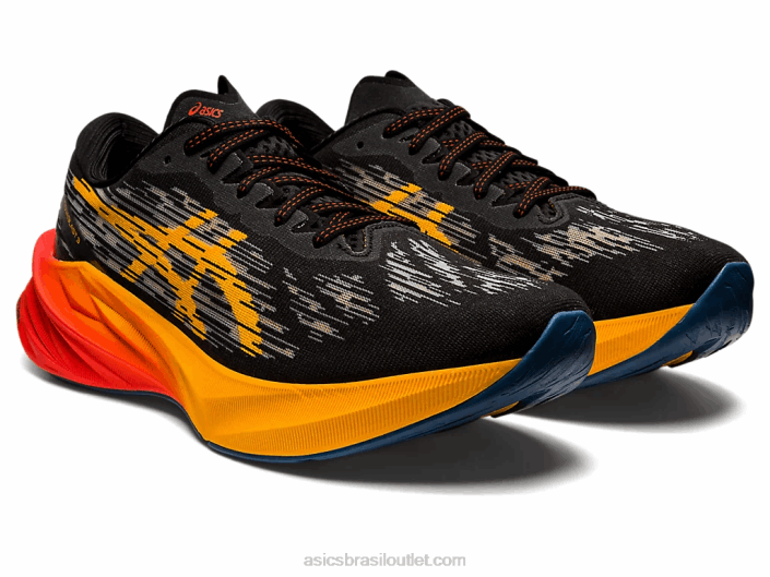 nova explosão 3 462T939 preto/âmbar Asics