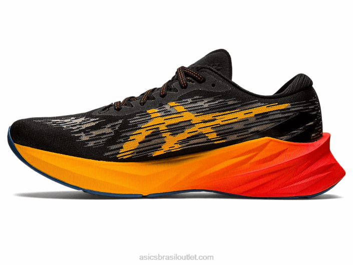 nova explosão 3 462T939 preto/âmbar Asics
