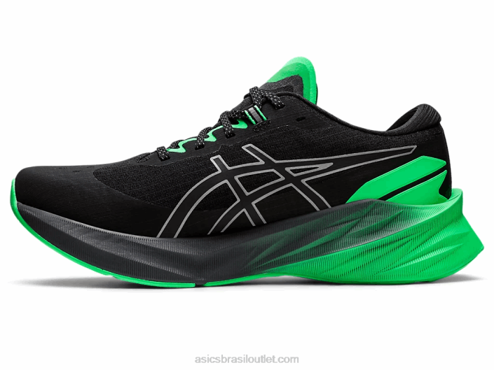 novablast 3 lite-show 462T739 folha preta/nova Asics
