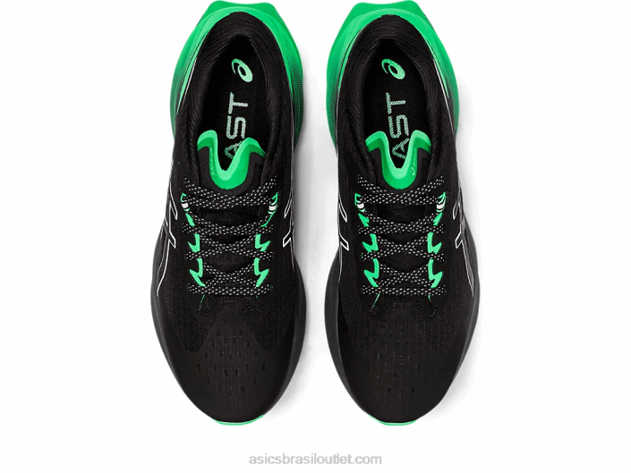 novablast 3 lite-show 462T739 folha preta/nova Asics