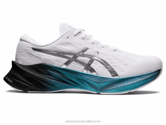novablast 3 platina 462T948 branco/prata pura Asics