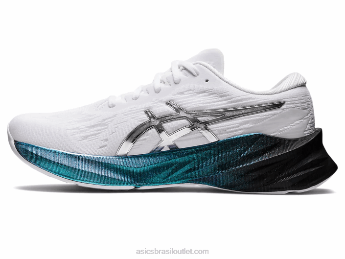 novablast 3 platina 462T948 branco/prata pura Asics