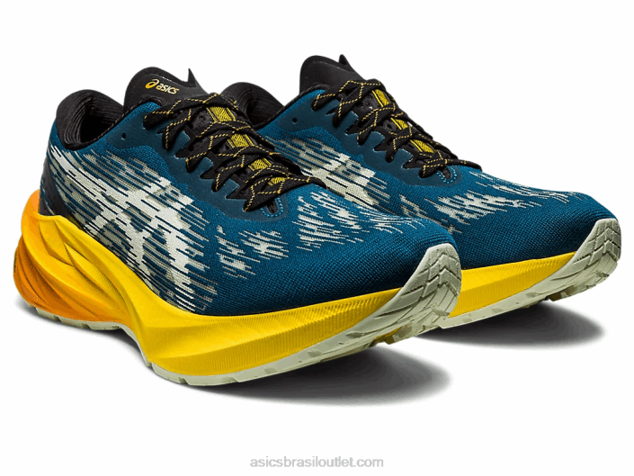novablast 3 tr 462T421 banho de natureza/amarelo dourado Asics
