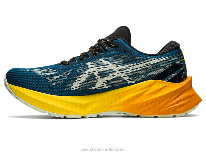novablast 3 tr 462T421 banho de natureza/amarelo dourado Asics