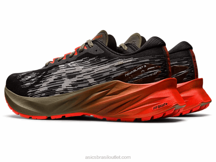novablast 3 tr 462T970 banho de natureza/oliva Asics