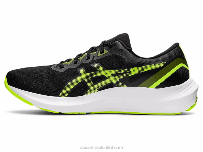 pulso de gel 13 462T1495 preto/verde perigoso Asics