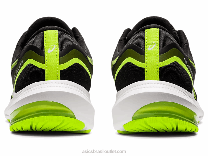 pulso de gel 13 462T1495 preto/verde perigoso Asics