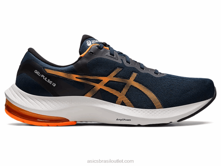 pulso de gel 13 462T1530 azul francês/laranja chocante Asics