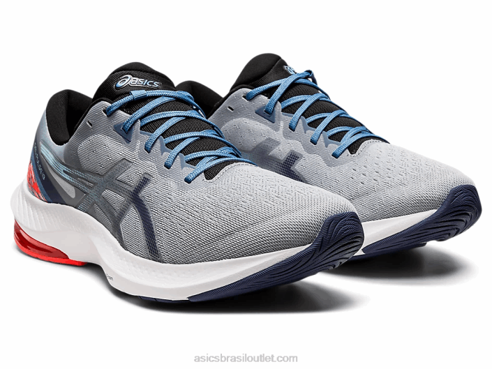pulso de gel 13 462T1762 piemonte cinza/azul trovão Asics