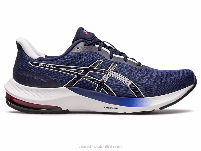 pulso de gel 14 462T418 azul índigo/branco Asics
