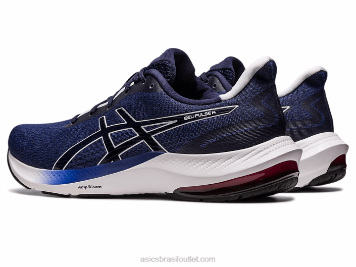 pulso de gel 14 462T418 azul índigo/branco Asics