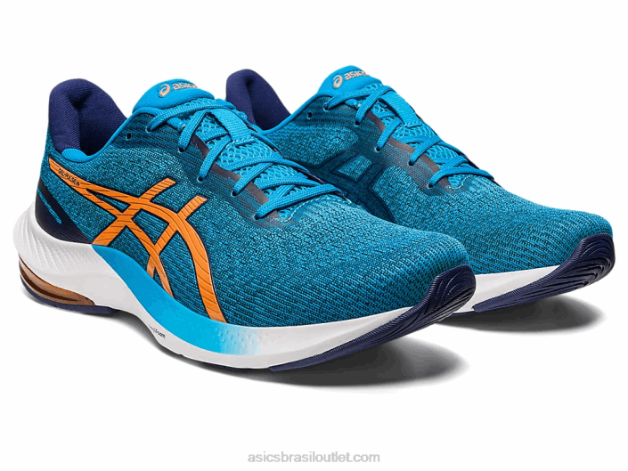 pulso de gel 14 462T437 ilha azul/sol pêssego Asics