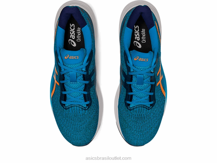 pulso de gel 14 462T437 ilha azul/sol pêssego Asics