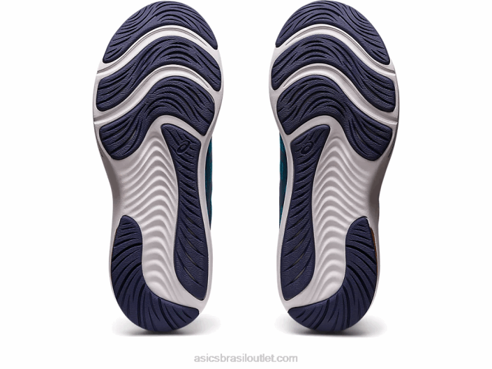pulso de gel 14 462T437 ilha azul/sol pêssego Asics
