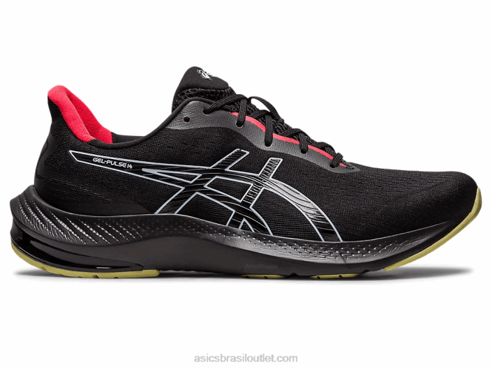 pulso de gel 14 462T460 céu preto Asics