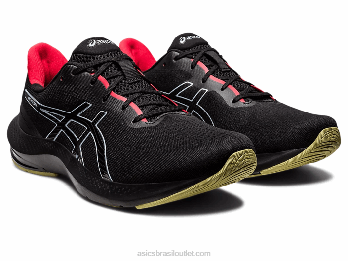 pulso de gel 14 462T460 céu preto Asics