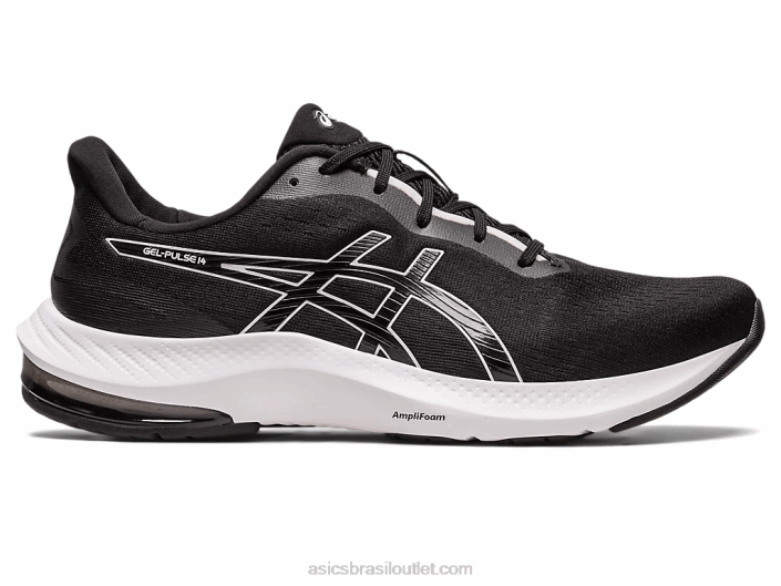 pulso de gel 14 462T468 Preto branco Asics