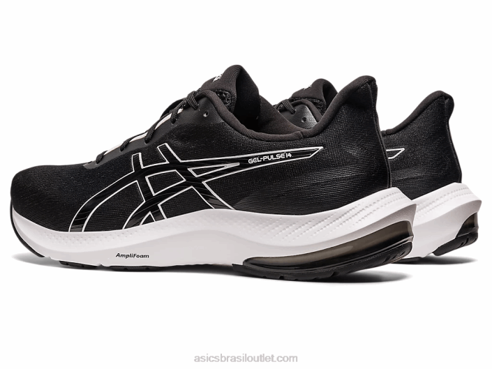 pulso de gel 14 462T560 Preto branco Asics