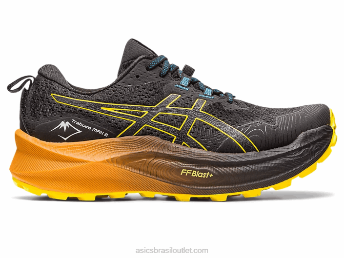 trabuco max 2 462T188 preto/amarelo dourado Asics