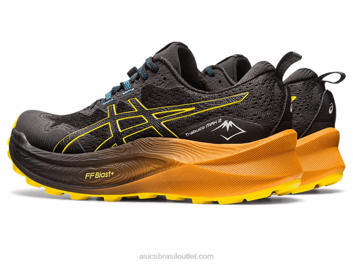trabuco max 2 462T188 preto/amarelo dourado Asics