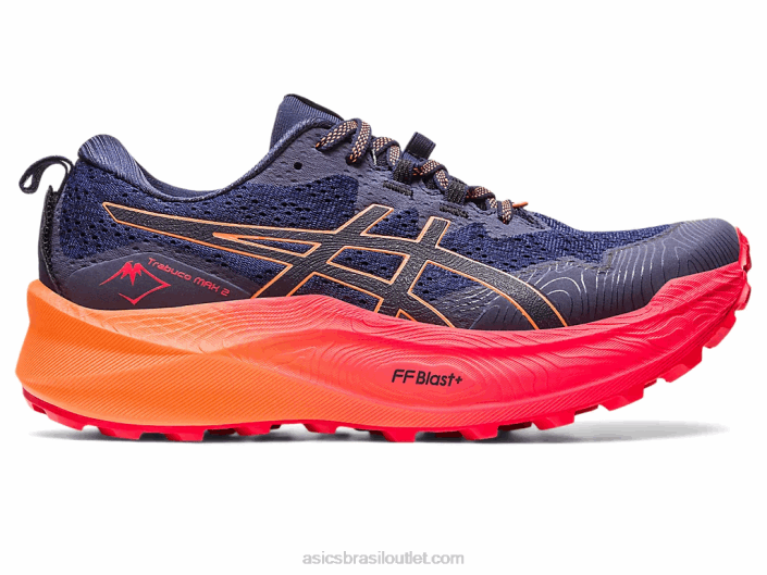 trabuco max 2 462T195 Preto meia noite Asics