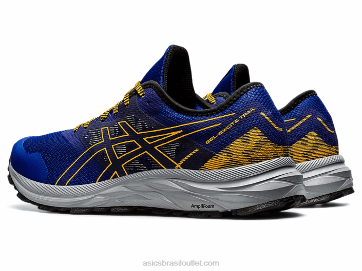 trilha de excitação de gel 462T1722 azul monaco/girassol Asics