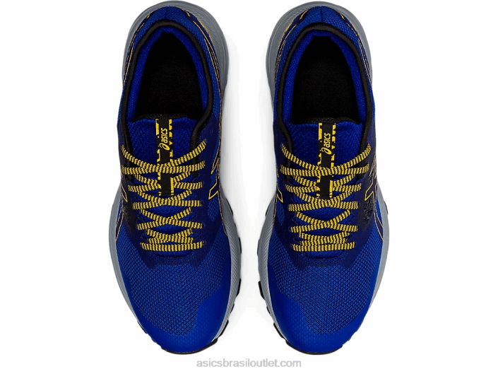 trilha de excitação de gel 462T1722 azul monaco/girassol Asics