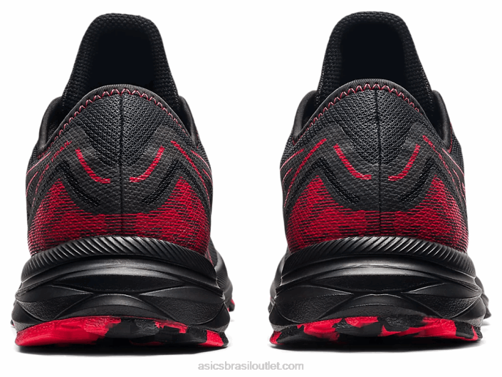 trilha de excitação de gel 462T1734 cinza grafite/vermelho elétrico Asics