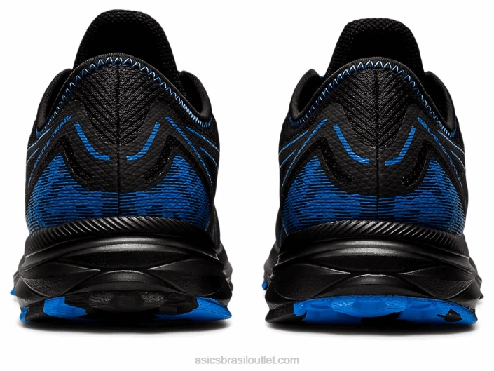 trilha de excitação de gel 462T904 costa preta/azul Asics