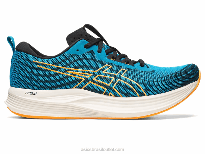 velocidade de evolução 462T522 ilha azul/laranja pop Asics