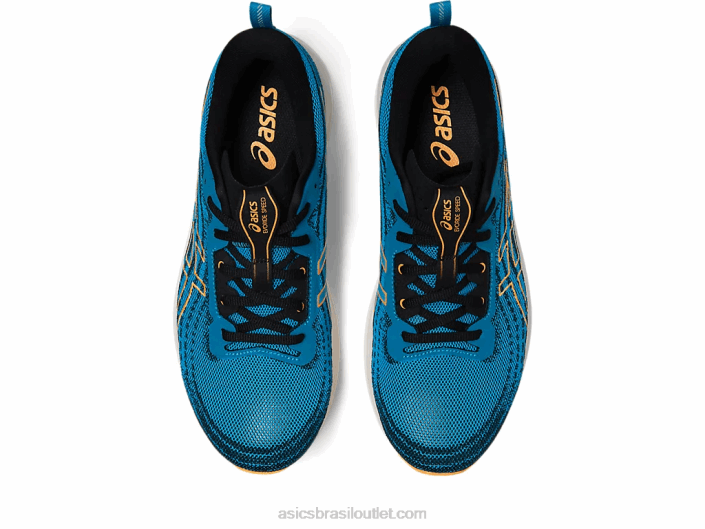 velocidade de evolução 462T522 ilha azul/laranja pop Asics