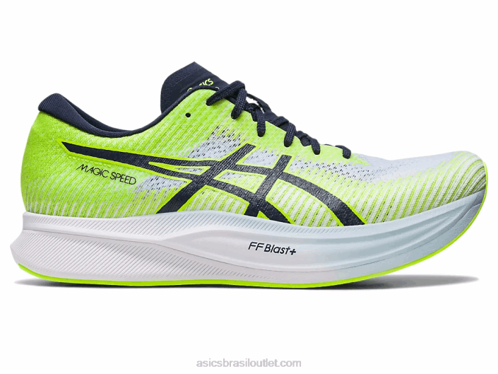 velocidade mágica 2 462T453 perigo verde/meia-noite Asics