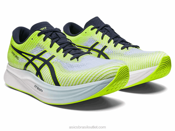 velocidade mágica 2 462T453 perigo verde/meia-noite Asics