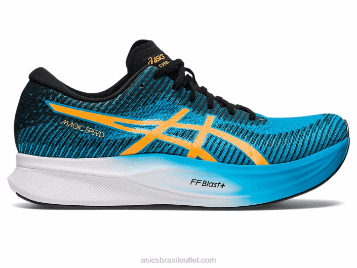 velocidade mágica 2 462T481 ilha azul/laranja pop Asics