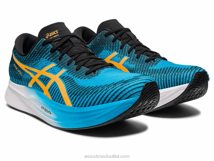 velocidade mágica 2 462T481 ilha azul/laranja pop Asics