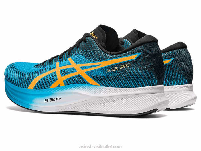 velocidade mágica 2 462T481 ilha azul/laranja pop Asics
